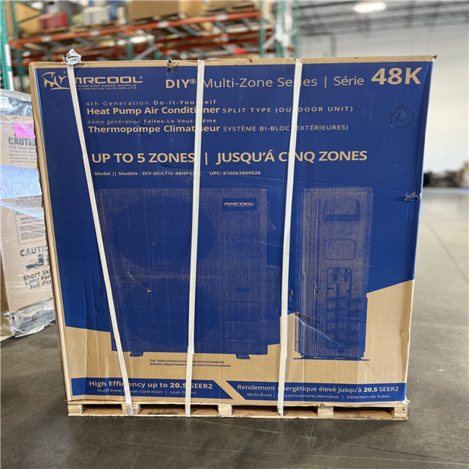 DALLAS LOCATION - MRCOOL DIY 48,000 BTU 4 Ton 5-Zone Mini Split Heat Pump Condenser 208/230V