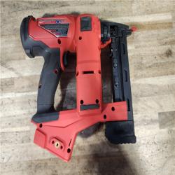 HOUSTON LOCATION - AS-IS Milwaukee  FUEL 18-Volt Lithium-Ion Brushless Cordless 18-Gauge 1/4 in. Narrow Crown Stapler (Tool-Only)