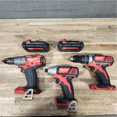 Houston Location AS-IS Milwaukee Drills QTY 3 / Milwaukee Batteries QTY 2