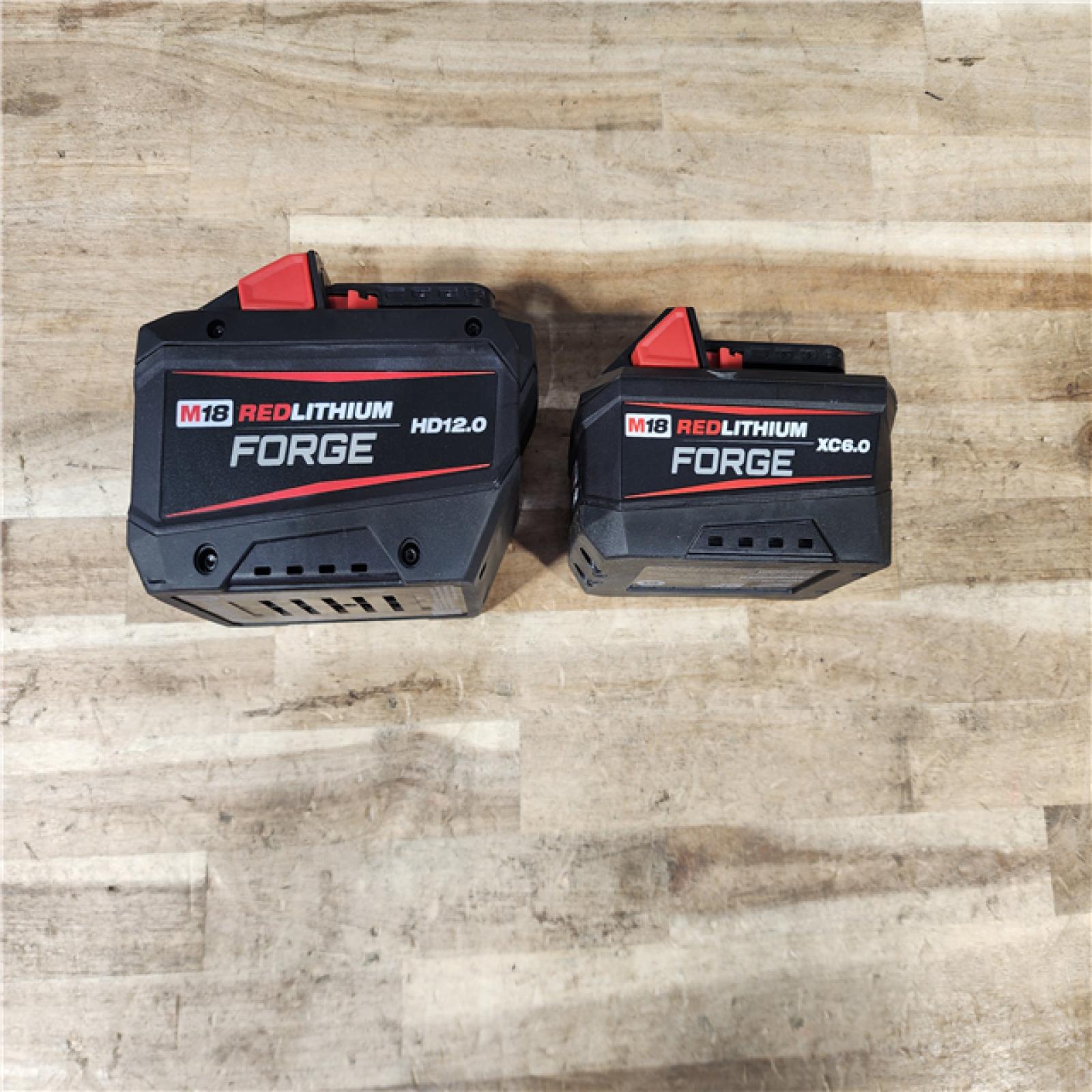 HOUSTON LOCATION - AS-IS MILWAUKEE FORGE BATTERY PACK QTY - 2