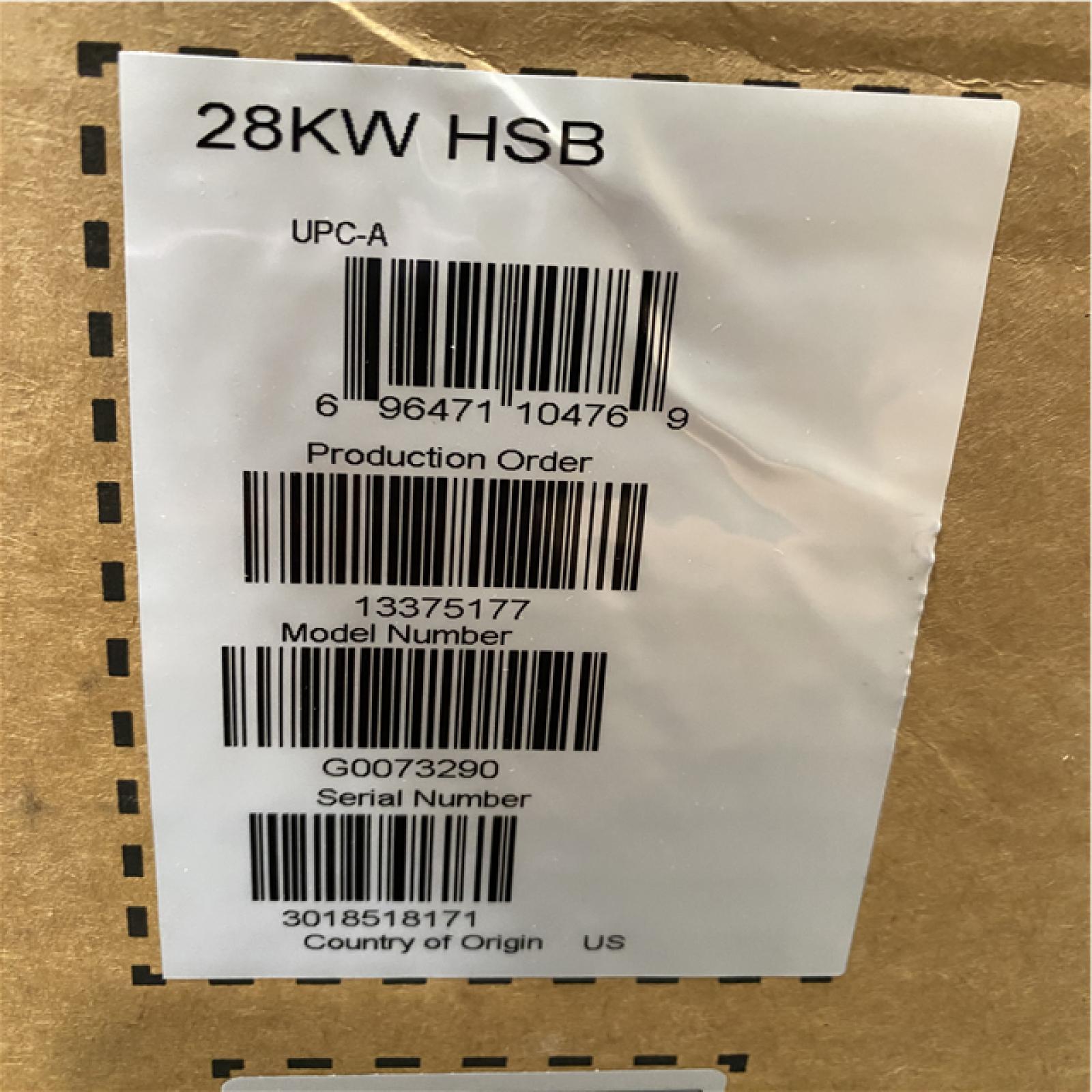 DALLAS LOCATION - GENERAC 28kW Auto Start Generator W/ 200 Amp Transfer Switch  Mobile Monitoring Thermostat