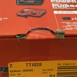 NEW - Milwaukee 18-Volt Lithium-Ion REDLITHIUM FORGE Starter Kit with 12. 0Ah Battery and Charger