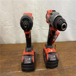 AS-IS M18 FUEL 18V Lithium-Ion Brushless Cordless Hammer Drill and Impact Driver Combo Kit (2-Tool) with 2 Batteries