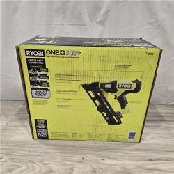 NEW! - Ryobi ONE+ HP 18V Cordless 15-Gauge 34° Angled Finish Nailer (Tool Only)