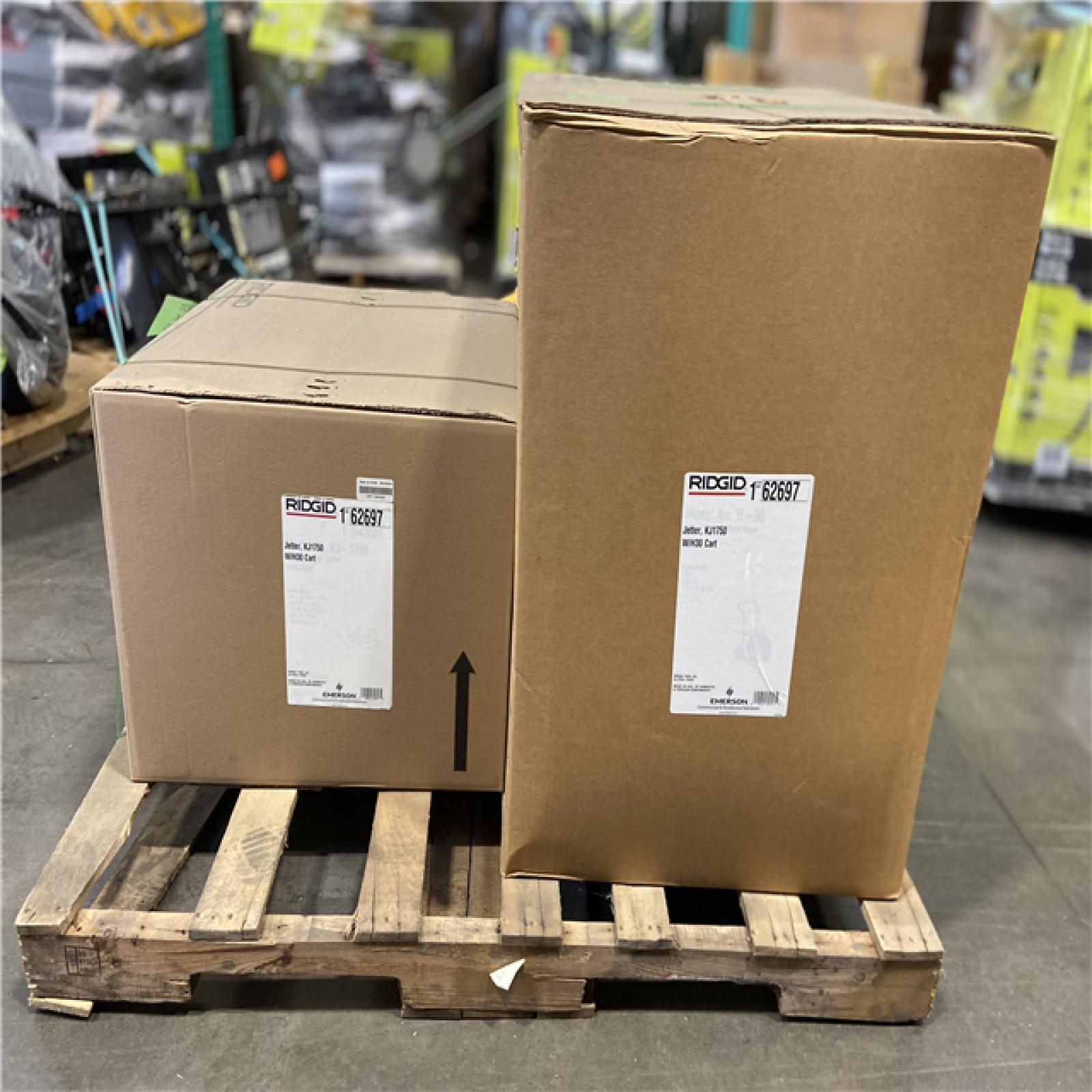 DALLAS LOCATION - RIDGID 62697 KJ-1750-C Water Jetter Drain Cleaner with Cart