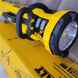 AS-IS DEWALT 20V MAX 3000 Lumens Tripod Jobsite Light (Tool-Only)