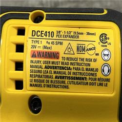 AS-IS DEWALT 20-Volt MAX 1-1/2 in. PEX Expander (Tool-Only)