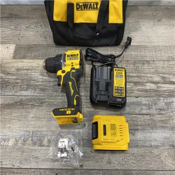 AS-IS DEWALT Atomic 20V Lithium-Ion Cordless Compact 1/2 in. Drill/Driver Kit