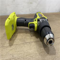 AS-IS RYOBI ONE+ HP 18V Brushless Cordless 1/2 in. Hammer Drill Kit 4.0 Ah HIGH PERFORMANCE Battery  Charger  and Bag