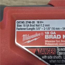 AS-IS Milwaukee FUEL 18V Cordless Gen II 18-Gauge Brad Nailer (Tool-Only)