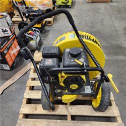 Dallas Location - As-Is Champion Power Equipment 160 MPH 1300 CFM 224 cc Walk-Behind Gas Leaf Blower with Swivel Front Wheel and 90-Degree Flow Diverter