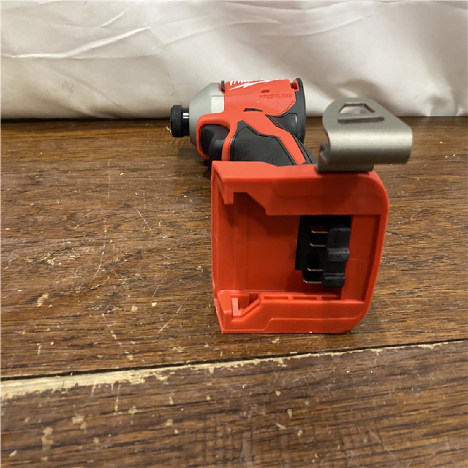 AS-IS Milwaukee M18 Compact Brushless 1/4  Hex Impact Driver Kit