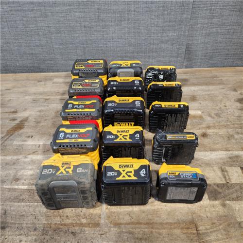 HOUSTON LOCATION - AS-IS DEWALT BATTERY PACK QTY - 15