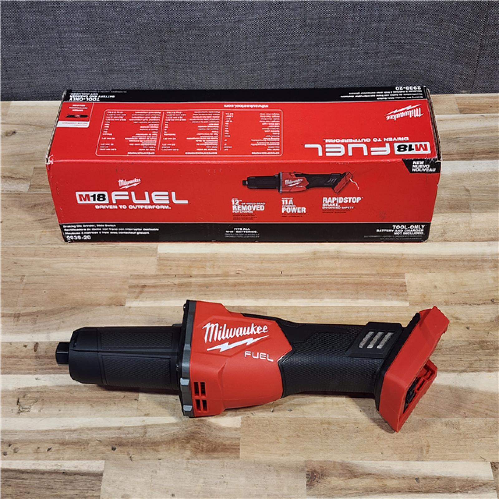 HOUSTON LOCATION - AS-IS (APPEARS LIKE NEW) Milwaukee M18 FUEL Cordless 1/4 Die Grinder (Tool Only)
