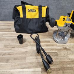 HOUSTON LOCATION - AS - IS DEWALT 12 Amp Corded 2-1/4 Horsepower Electronic Variable Speed Fixed Base Router with Soft Start
