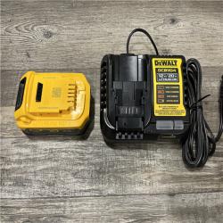 AS-IS DEWALT 20V MAX XR POWERSTACK Lithium-Ion Battery Starter Kit with 3.5Ah Battery and Charger