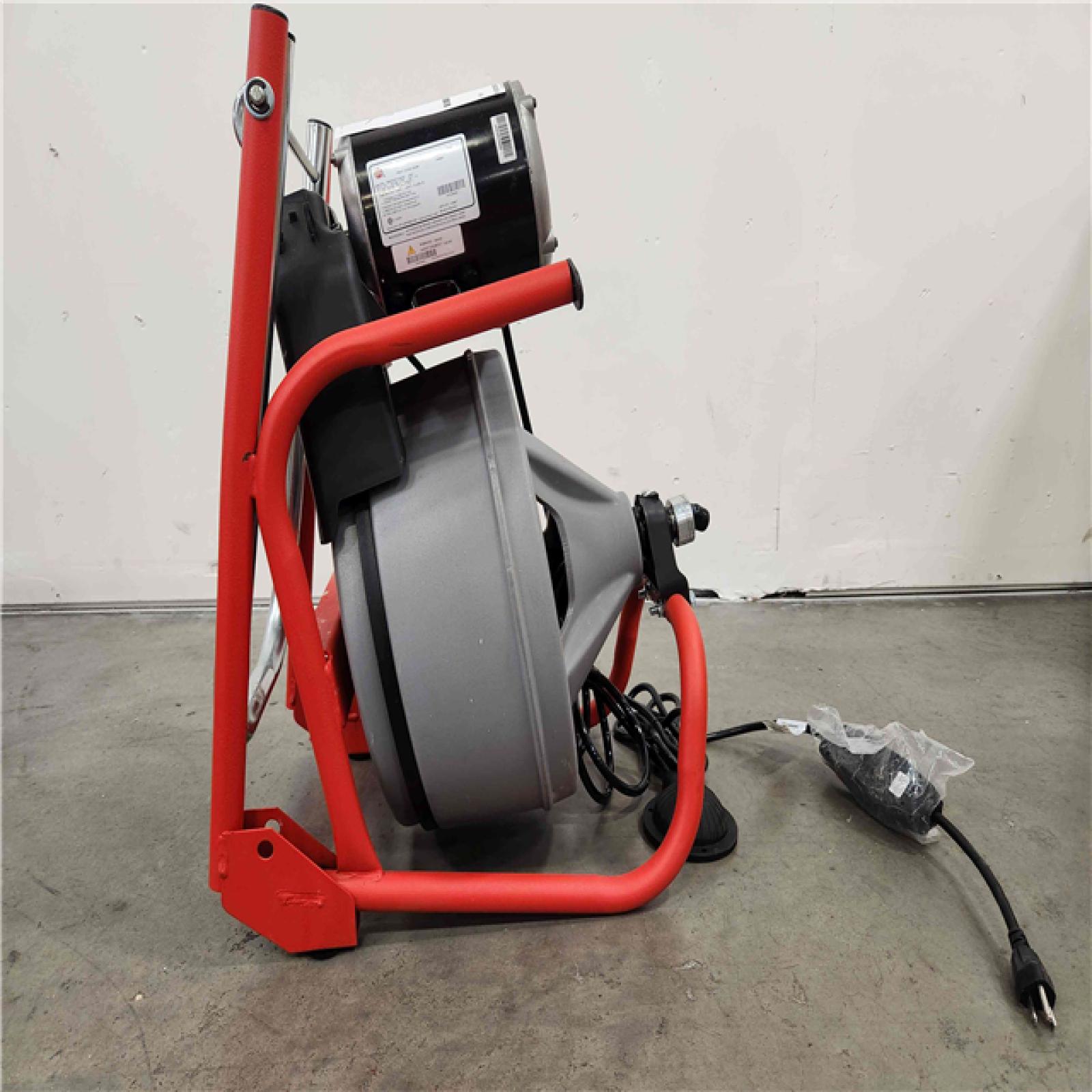 Phoenix Location RIDGID K-400 Drain Cleaning Snake Auger 120-Volt Drum Machine with C-32IW 3/8 in. x 75 ft. Cable