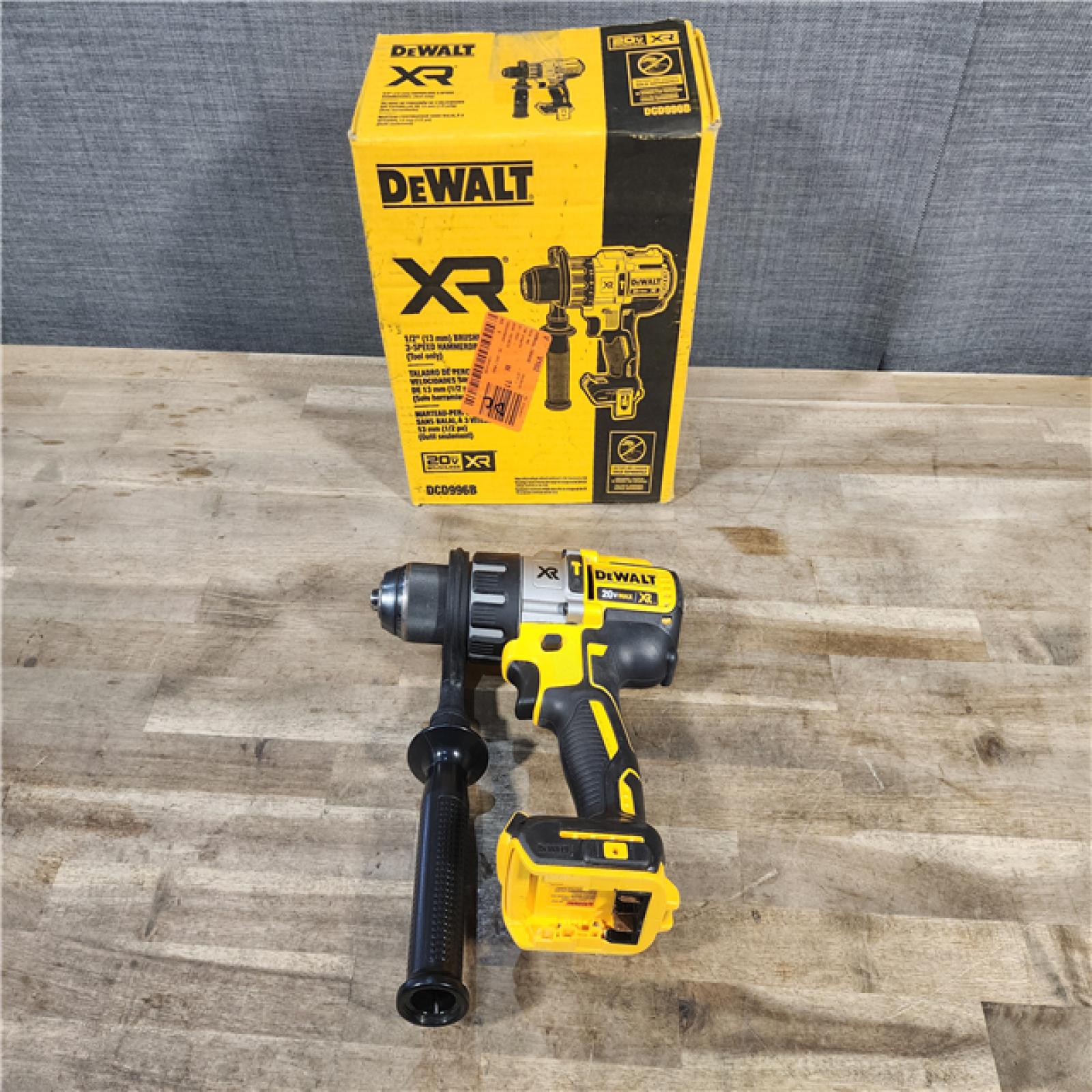 HOUSTON LOCATION - AS-IS DEWALT 20-Volt MAX XR Lithium-Ion Cordless 1/2 in. Premium Brushless Hammer Drill (Tool-Only)