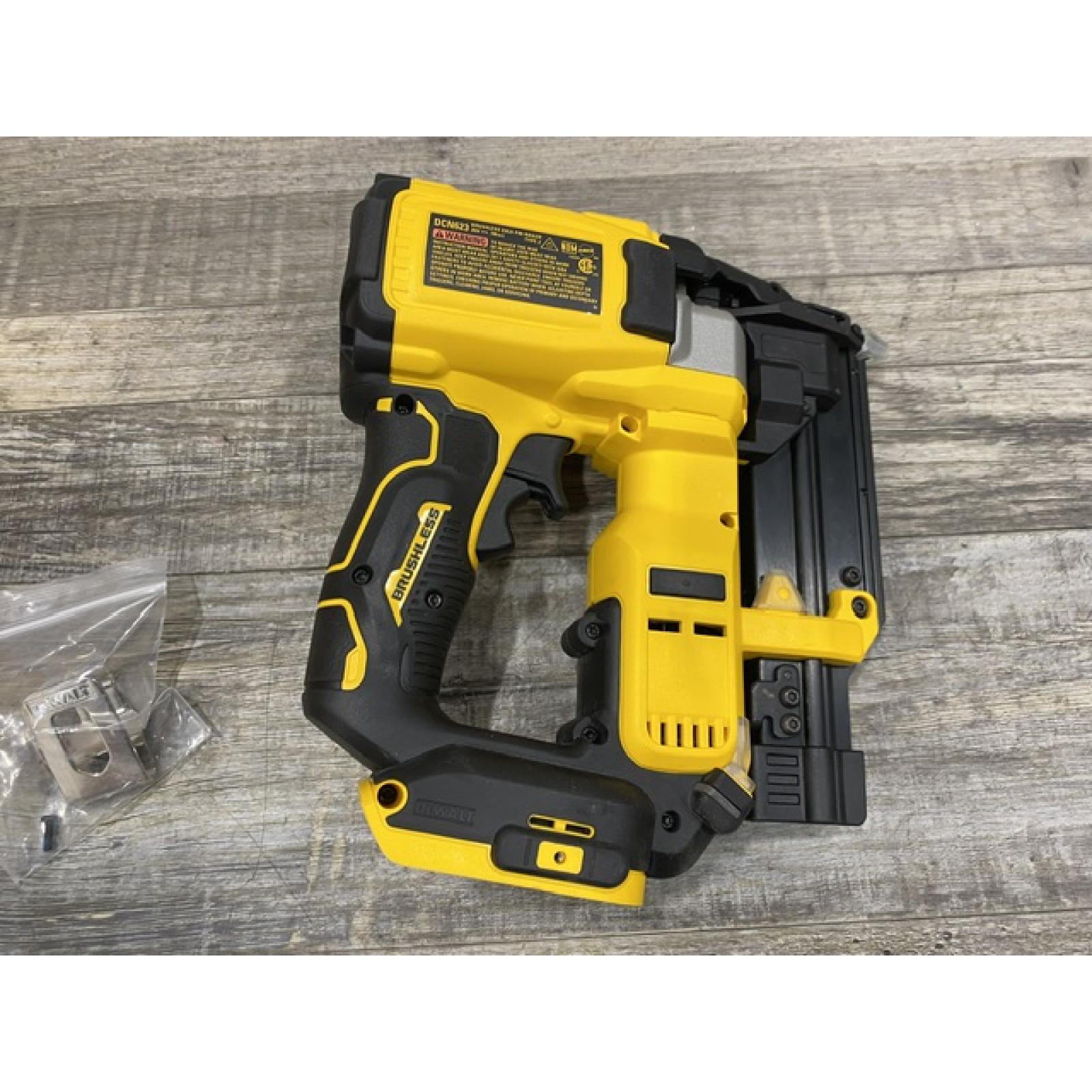 AS-IS DEWALT ATOMIC 20V MAX Lithium Ion Cordless 23 Gauge Pin Nailer (Tool Only)