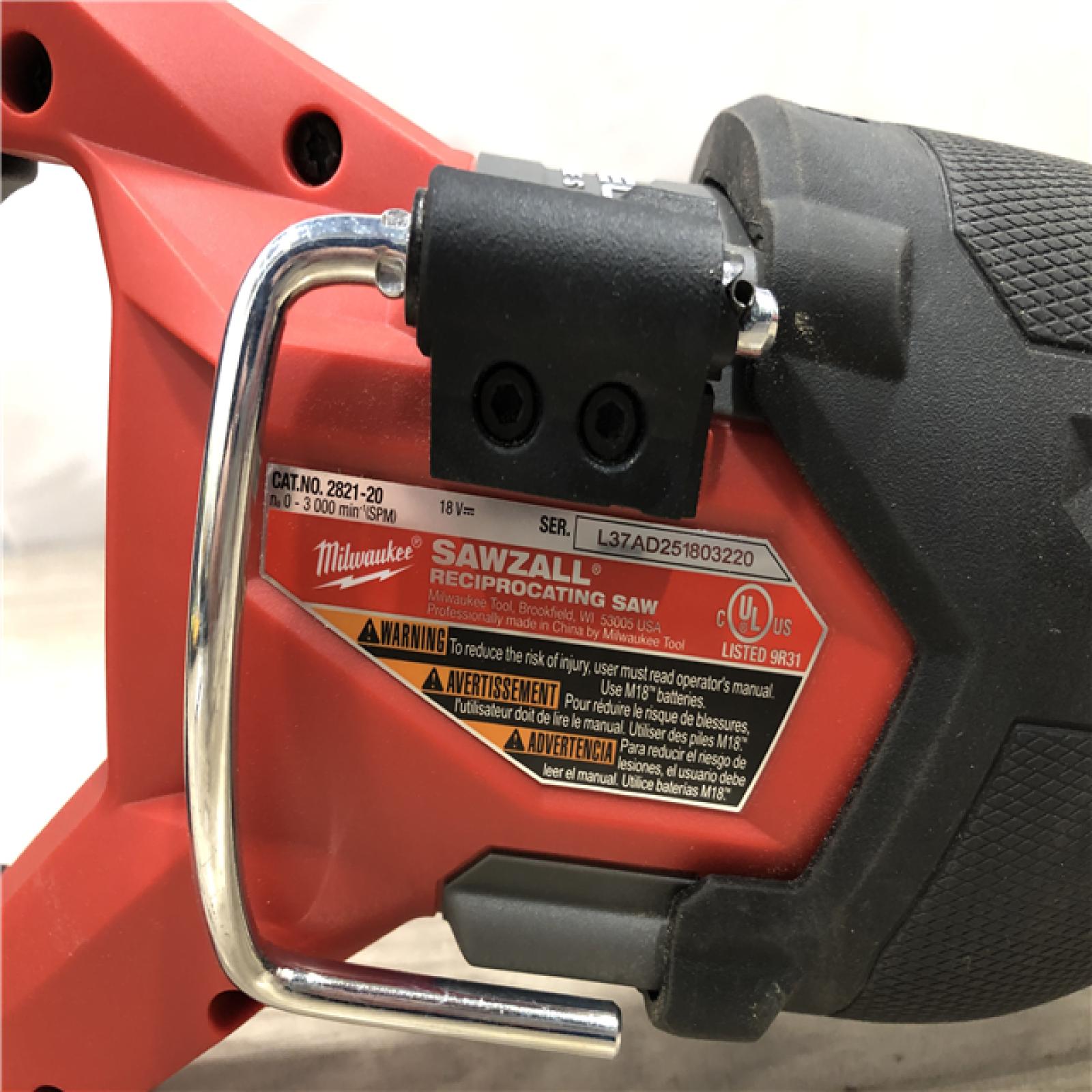 AS-IS Milwaukee M18 Fuel Sawzall Brushless Cordless Reciprocating Saw (TOOL ONLY)