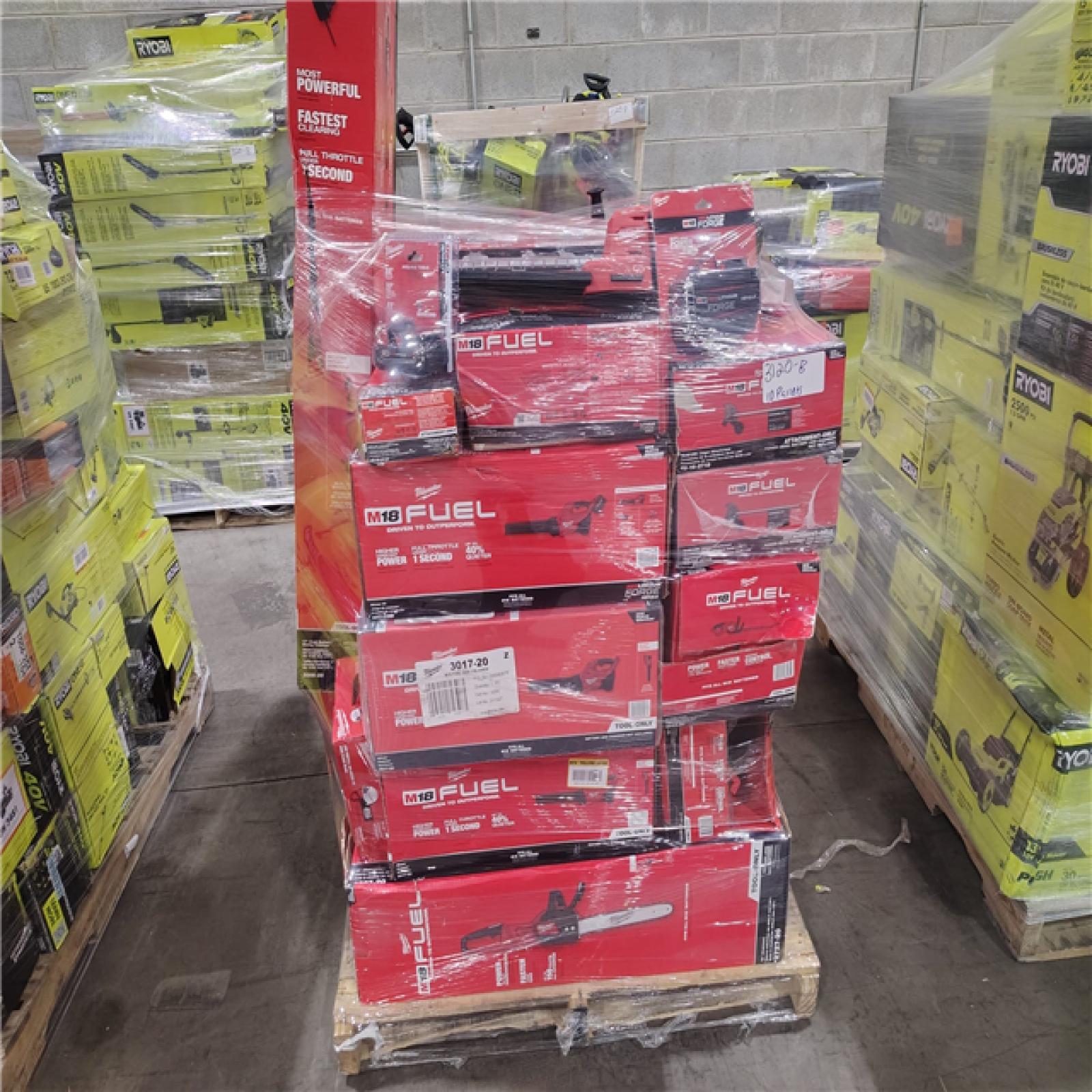 Pittston Location As-Is Power Tools Partial Truckload (10 Pallets) 3120-B
