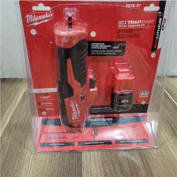 LIKE NEW!  Milwaukee M12 Trap Snake 12V Lithium-Ion Cordless Toilet and Urinal Auger Power Driver W/ 1.5AH Battery and Charger