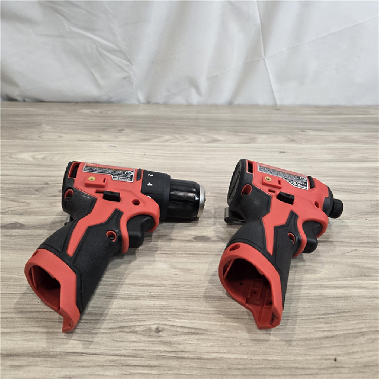 AS-IS Milwaukee M12 Cordless Brushless 2 Tool Combo Kit