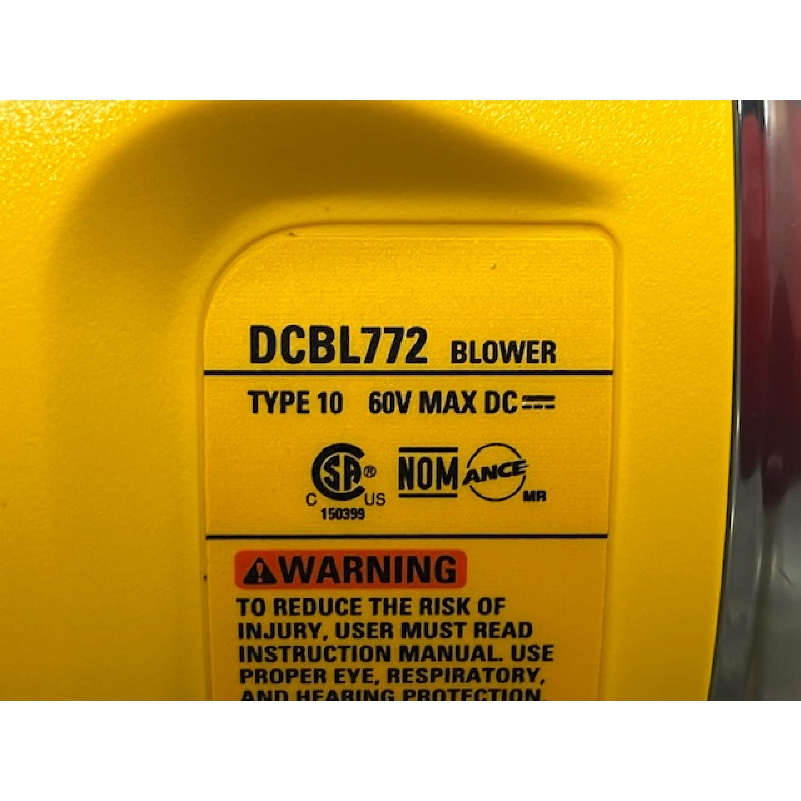 AS-IS DEWALT FLEXVOLT 60V MAX 125 MPH 600 CFM Brushless Cordless Battery Powered Blower (Tool Only)