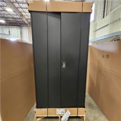 Phoenix NEW Sandusky Elite Series 46 in. W x 72 in. H x 24 in. D 22-Gauge 5-Shelf Steel Freestanding Garage Storage Cabinet in Black