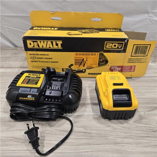 LIKE NEW! - Dewalt 20V Lithium-Ion 6.0Ah Battery Pack & Charger Kit