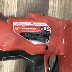 AS-IS Milwaukee FUEL 18-Volt Lithium-Ion Brushless Cordless Gen II 15-Gauge Angled Finish Nailer (Tool-Only)