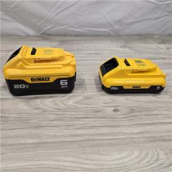 AS-IS DEWALT 20V MAX Lithium-Ion 6.0Ah and 4.0Ah Battery and Charger Starter Kit