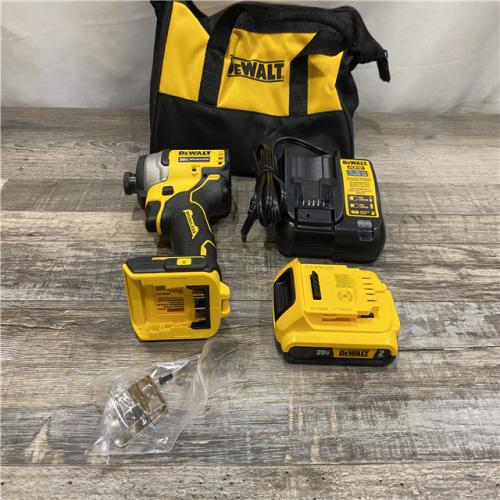 AS-IS DEWALT Atomic 20V Max Lithium-Ion Brushless Cordless Compact 1/4 in. Impact Driver Kit