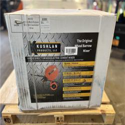 DALLAS LOCATION- KUSHLAN 6.0 cu. ft. 3/4 HP 120-Volt Motor Direct Drive Cement Mixer