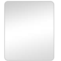 DALLAS LOCATION- GLACIER BAY Rectangular Framed Bathroom Vanity Mirror Brushed Nickel (14 Units) (Total Retail $840.00)