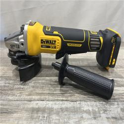 AS-IS DEWALT 20V XR Cordless 4-1/2. in. to 5 in. Variable Speed Angle Grinder (Tool Only)