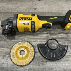 AS-IS DEWALT FLEXVOLT 60V MAX Cordless Brushless 4.5 in. to 6 in. Small Angle Grinder with Kickback Brake (Tool Only)