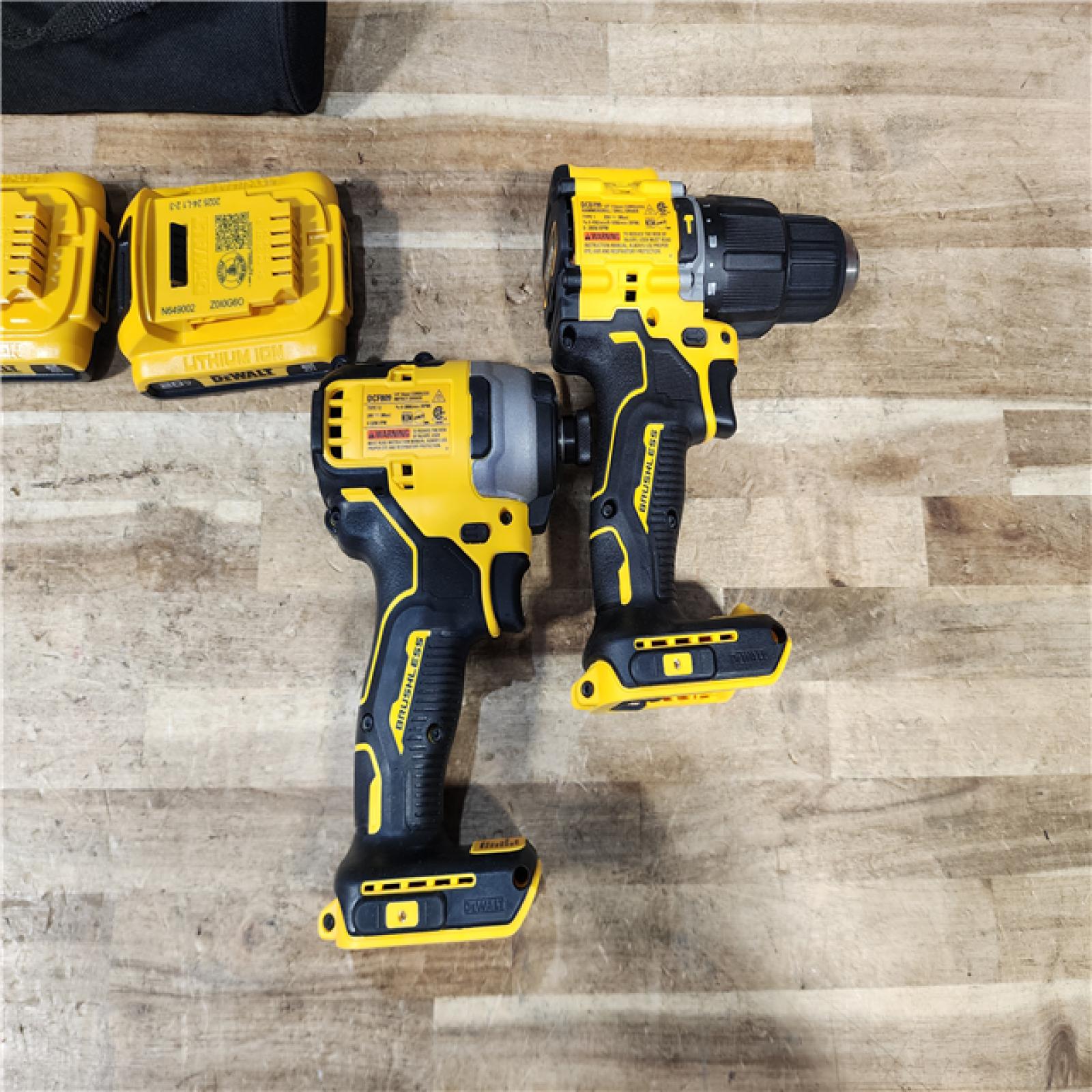 HOUSTON LOCATION - AS - IS DeWalt 20V MAX Atomic 20 V Cordless Brushless 2 Tool Combo Kit