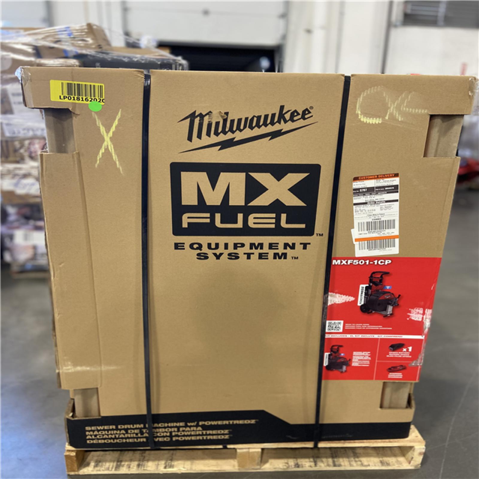 DALLAS LOCATION - Milwaukee MX FUEL Lithium-Ion Cordless POWERTREDZ Sewer Drum