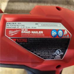 HOUSTON LOCATION - AS-IS Milwaukee FUEL 18-Volt Lithium-Ion Brushless Cordless Gen II 18-Gauge Brad Nailer (Tool-Only)