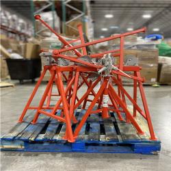 DALLAS LOCATION- AS-IS RIGID MIXED AR99 & RJ-99 Adjustable Roller Pipe Stand Pallet