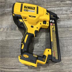 AS-IS DEWALT 20V MAX XR Lithium-Ion Cordless 18-Gauge Narrow Crown Stapler Kit