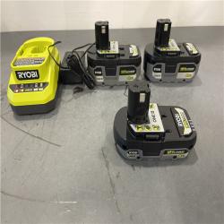AS-IS - RYOBI ONE+ 18V Lithium-Ion HIGH PERFORMANCE Starter Kit