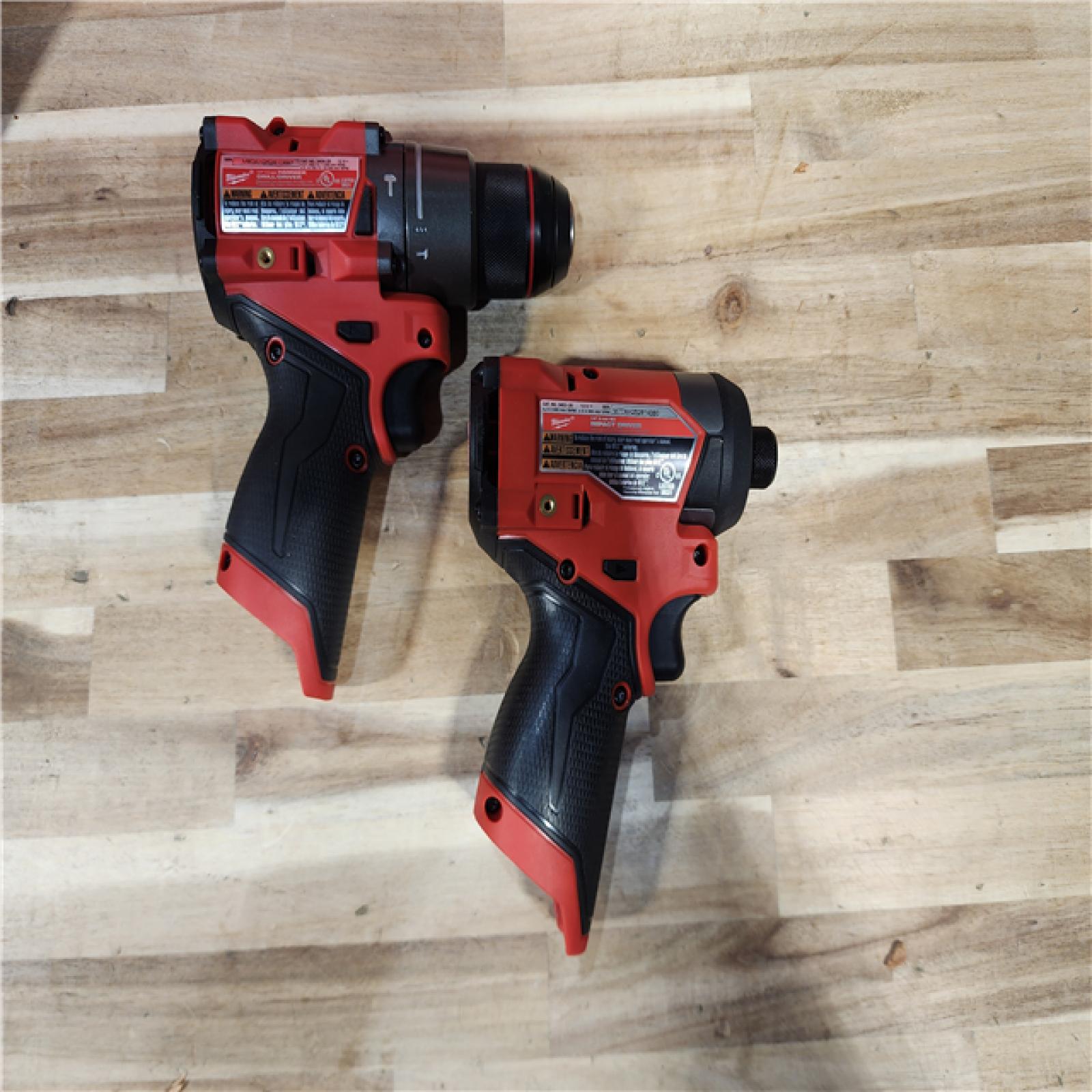 HOUSTON LOCATION - AS-IS (APPEARS LIKE NEW) Milwaukee FUEL 12-Volt Lithium-Ion Brushless Cordless Hammer Drill and Impact Driver Combo Kit