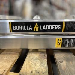 DALLAS LOCATION- NEW! GORILLA 22 ft. Reach MPXA Aluminum Multi-Position Ladder with Project Bucket  300 lbs. Load Capacity