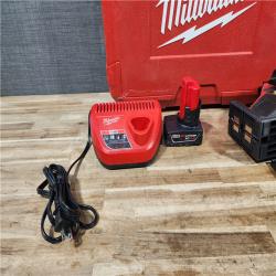 HOUSTON LOCATION - AS - IS Milwaukee 12-Volt Lithium-Ion Cordless Green 250 ft. 3-Plane Laser Level Kit