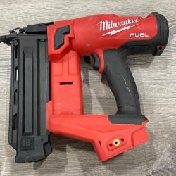 AS-IS Milwaukee FUEL 18-Volt Lithium-Ion Brushless Cordless Gen II 18-Gauge Brad Nailer (Tool-Only)