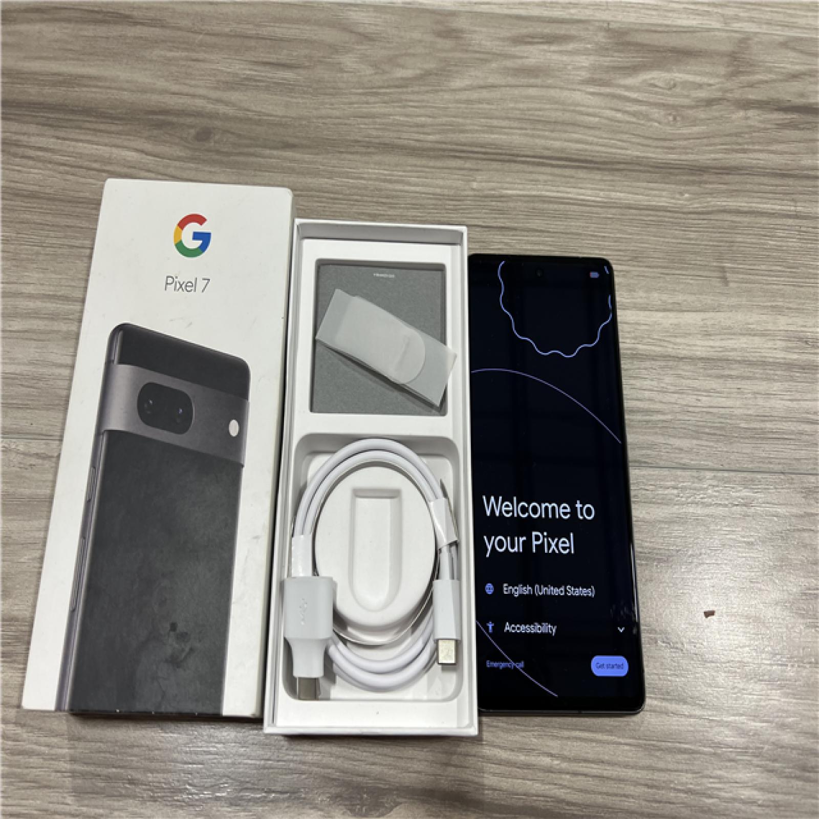 Google Pixel 7 128GB - Snow (T-Mobile) - Black