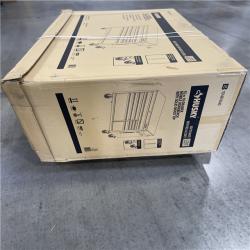 DALLAS LOCATION- AS-IS HUSKY 52 in. W 10-Drawer Matte White/Carbon Fiber Trim/Woodtop Workbench