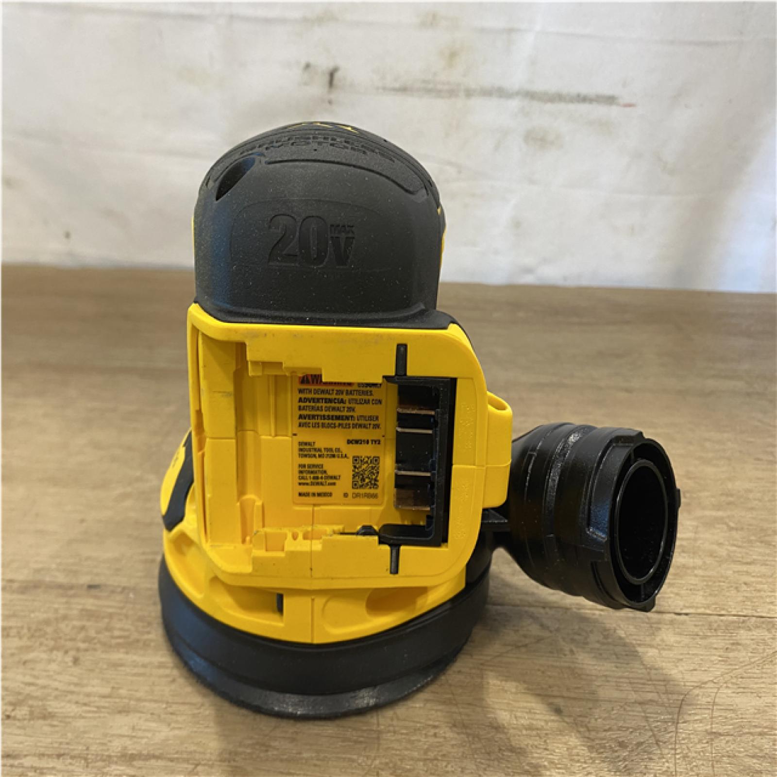 AS-IS DEWALT 20V MAX XR Cordless Brushless 5 in. Random Orbital Sander (Tool Only)